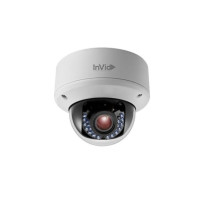 InVid ULT-P4DRIRM2812 4 Megapixel IP Plug & Play Outdoor IR Dome Camera, 2.8-12mm