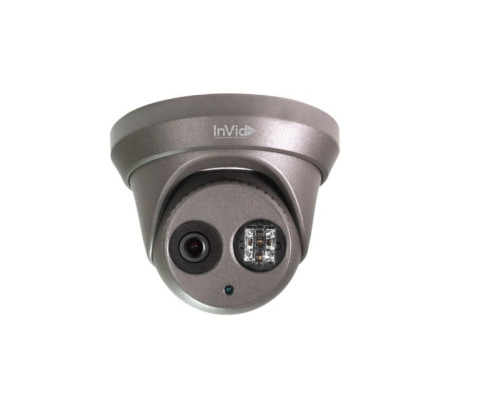 InVid ULT-P4TXIR28B 4 Megapixel Network IP IR Dome Camera, 2.8mm Lens, Black