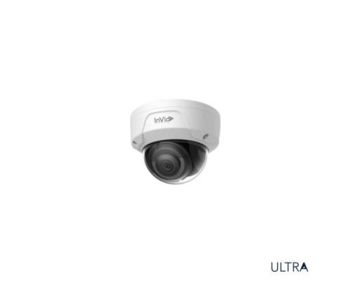 InVid ULT-P5DRIR4 5 Megapixel IP Outdoor Plug & Play IR Mini Dome Camera, 4mm Lens