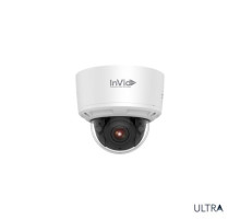 InVid ULT-P5DRXIRM2812 5 Megapixel Network IR Outdoor Dome Camera, 2.8-12mm Lens