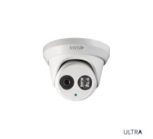 InVid ULT-P5TXIR12N 5 Megapixel Network IR Outdoor Dome Camera, 12mm Lens, White Housing