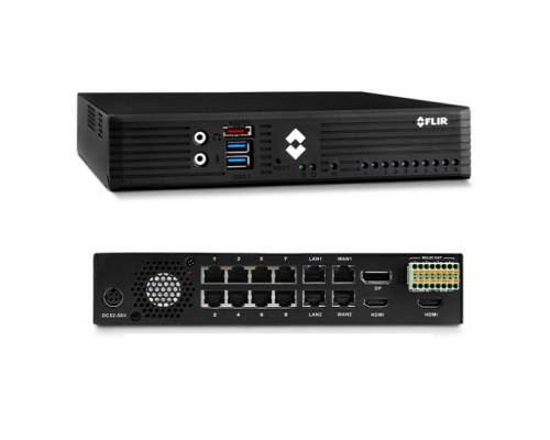 Flir USS-EDGE-POE-16TB Edge Server with 16TB Storage and 8-Port built-in POE