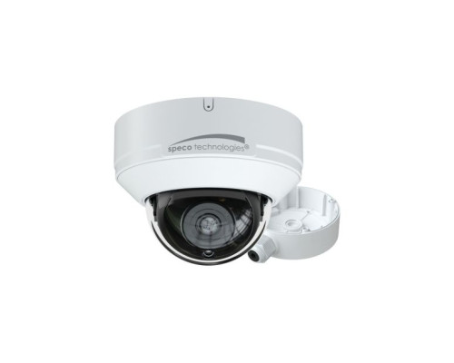 Speco V5D2 5MP HD-TVI IR Dome Camera with Included Junction Box, 2.8mm Lens, White Housing