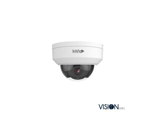 InVid VIS-P4DRXIR6 4 Megapixel Network IR Outdoor Dome Camera, 6mm Lens