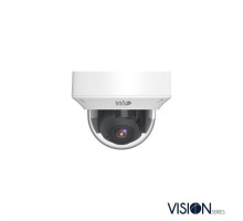 InVid VIS-P4DRXIRA2812 4 Megapixel IP Plug & Play, Outdoor Vandal Dome Camera, 2.8-12mm, White Housing