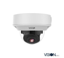 InVid VIS-P4DRXIRA2812LC 4 Megapixel Day/Night Outdoor IR Rugged Dome Camera, 2.8-12mm Lens