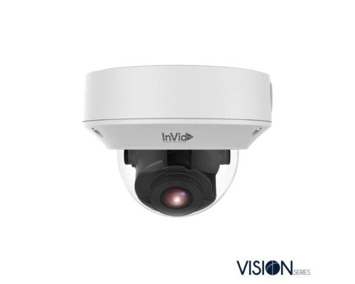 InVid VIS-P4DRXIRA2812LC 4 Megapixel Day/Night Outdoor IR Rugged Dome Camera, 2.8-12mm Lens