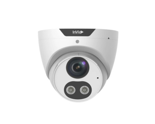 InVid VIS-P4TXIR28NH-AIWLT 4 Megapixel IP Plug & Play Outdoor Turret Camera with 2.8mm Lens