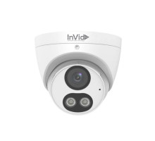 Invid VIS-P5TXIR28NH-AIWL 5 Megapixel IP Plug & Play Outdoor IR Turret Dome Camera with 2.8mm Lens