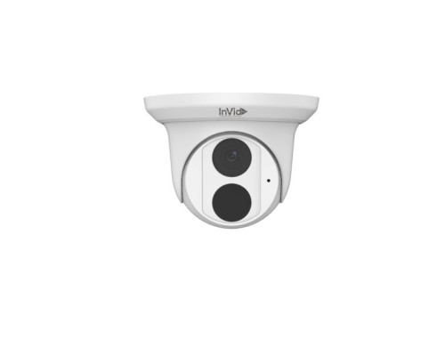 InVid VIS-P5TXIR4NH 5 Megapixel IP Plug & Play Outdoor IR Turret Camera with 4mm Lens