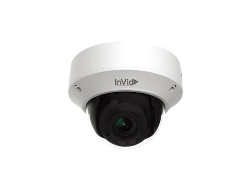 InVid VIS-P8DRXIRA2812NH 8 Megapixel IP Plug & Play Outdoor IR Dome Camera with 2.8-12mm Lens