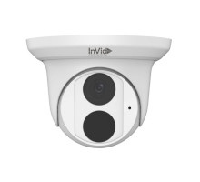 InVid VIS-P8TXIR28NH 8 Megapixel IP Plug & Play Outdoor IR Turret Camera with 2.8mm Lens