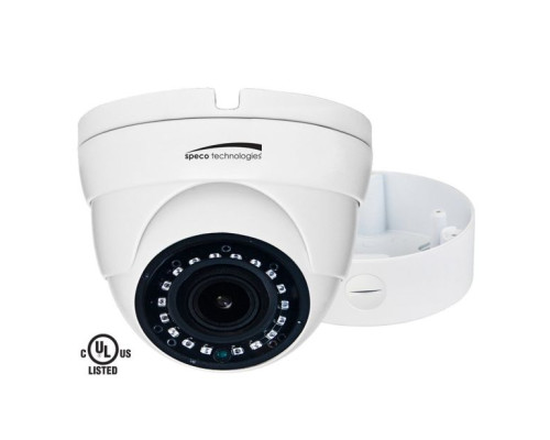 Speco VLDT3WM 1080p HD-TVI/AHD/CVI Outdoor Analog Dome Camera, 2.8-12mm Lens