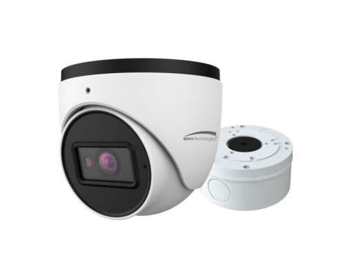 Speco VLT7 2MP HD-TVI IR Turret Camera with Included Junction Box, 2.8mm Lens, White Housing