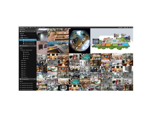 Geovision VR-VMS0000-0004 GV-VMS004-VR Software License VR-VMS for 32CHs Platform with 3rd party IP cameras 4 ch