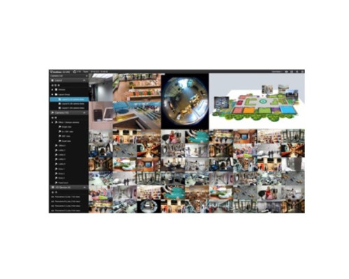 Geovision VR-VMS0000-0020 GV-VMS020-VR Software License VR-VMS for 32CHs Platform with 3rd party IP cameras 20 ch