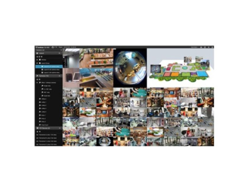 Geovision VR-VMSP064-0008 GV-VMSPRO008-VR Software License VR-VMS Pro for 64CHs Platform with 3rd party IP cameras 8 ch