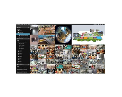 Geovision VR-VMSP064-0012 GV-VMSPRO012-VR Software License VR-VMS Pro for 64CHs Platform with 3rd party IP cameras 12 ch