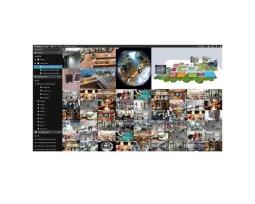 Geovision VR-VMSP064-0020 GV-VMSPRO020-VR Software License VR-VMS Pro for 64CHs Platform with 3rd party IP cameras 20 ch