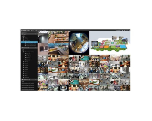 Geovision VR-VMSP064-0022 GV-VMSPRO022-VR Software License VR-VMS Pro for 64CHs Platform with 3rd party IP cameras 22 ch