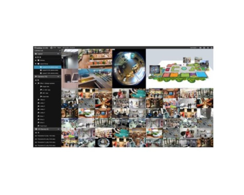 Geovision VR-VMSP064-0044 GV-VMSPRO044-VR Software License VR-VMS Pro for 64CHs Platform with 3rd party IP cameras 44 ch