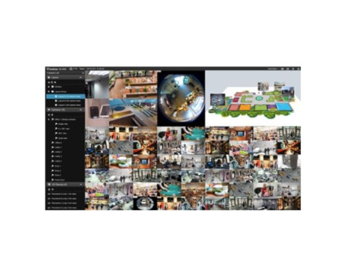 Geovision VR-VMSP064-0048 GV-VMSPRO048-VR Software License VR-VMS Pro for 64CHs Platform with 3rd party IP cameras 48 ch