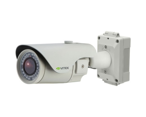 Vitek VTC-IR8NZ4311P Virtuoso Series 8 Megapixel 4K IP IR Bullet Camera, 3.6-11mm Lens