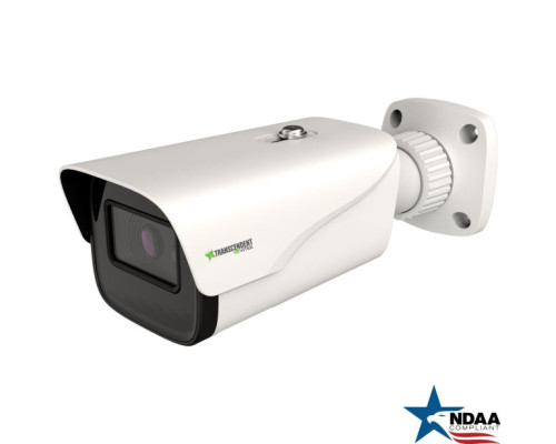 Vitek VTC-TNB4RFA4 4 Megapixel Network Outdoor IR Bullet Camera with 3.6mm Lens, Ivory