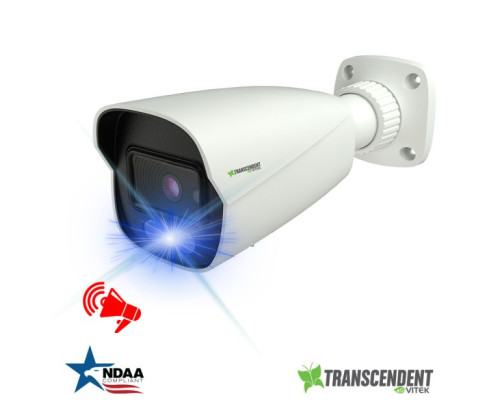 Vitek VTC-TNB4RFAD-2 4 Megapixel Network Outdoor Bullet Camera with 2.8mm Lens, Ivory