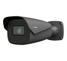 Vitek VTC-TNB8RMA4B 8 Megapixel 4K Network Outdoor IR Bullet Camera with 2.8-12mm Lens, Charcoal