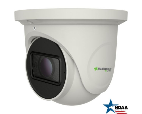 Vitek VTC-TNT4RMA4 4 Megapixel Network Outdoor IR Dome Camera with 2.8-12mm Lens, Ivory