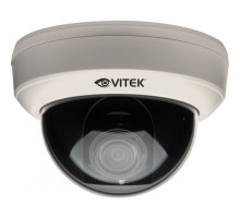 Vitek VTD-13FN 1.3 Megapixel Network Indoor Dome Camera with 3.8mm Lens