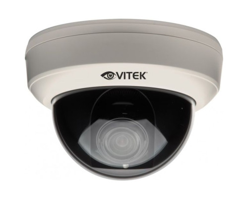 Vitek VTD-13FN 1.3 Megapixel Network Indoor Dome Camera with 3.8mm Lens