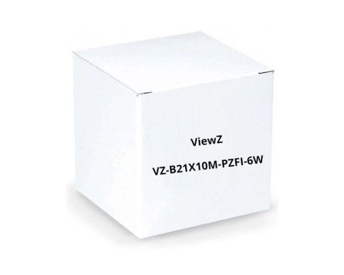 ViewZ VZ-B21X10M-PZFI-6W 1/2' Zoom 10-210mm Lens F1.5, 3-Motor with presets, 6 Wire