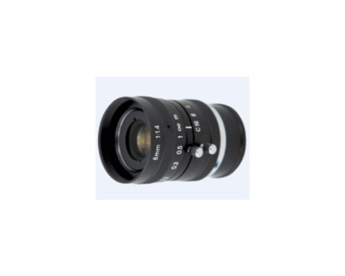 ViewZ VZ-BF6M-2 1/2' FA Fixed Lens with Manual Iris 6mm F1.4 C-Mount