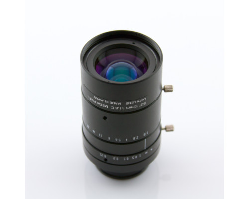 ViewZ VZ-C12M-3MP 2/3' 3MP Fixed Lens w/Manual Iris 12mm F1.8 C-Mount