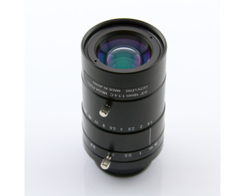 ViewZ VZ-C16M-3MP 2/3' 3MP Fixed Lens w/Manual Iris 16mm F1.4 C-Mount