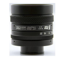 ViewZ VZ-C25MK-2MP 2/3' 2MP Fixed Lens w/Manual Iris 25mm F1.4 C-Mount