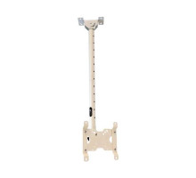 ViewZ VZ-CM308W Telescopic 3' - 8' Ceiling Mount with Length, Rotation and Tilt Adjust, White