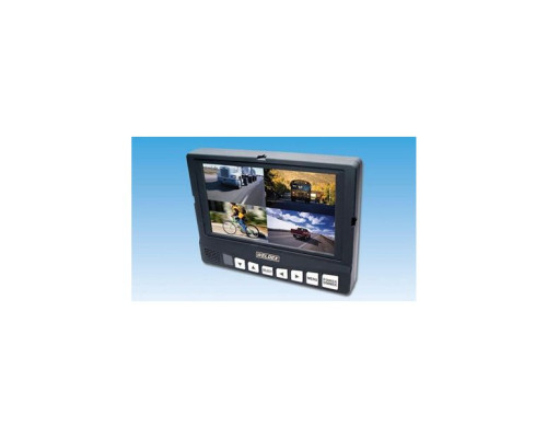 Weldex WDRV-8444M 8' Color Quad View TFT LCD High Resolution Monitor