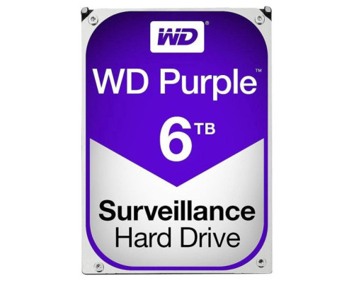 Western Digital WESD-WD60PURX HD WD 6TB Purple Surveillance Hard Drive