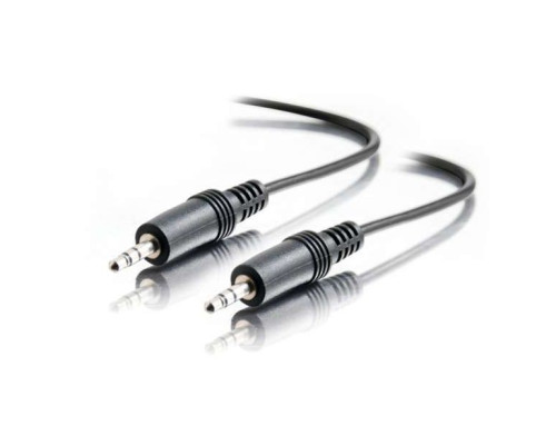 West Penn WP-454SM-15 PVC Stereo Mini 3.5MM Male/Male, Black, 15Feet