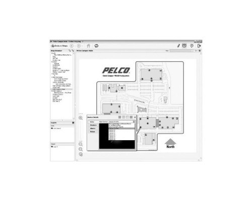 Pelco WS5200-MAP Map-Based Extension for Endura Workstation