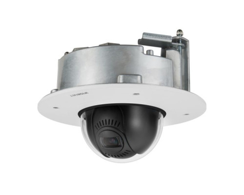 Hanwha Vision XND-6081FZ 2 Megapixel Outdoor Flush Mount Network Dome PTRZ Camera, 2.8 -12mm Lens