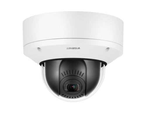 Hanwha Vision XND-6081VZ 2 Megapixel Vandal-Resistant Indoor Network Dome PTRZ Camera, 2.8 -12mm Lens