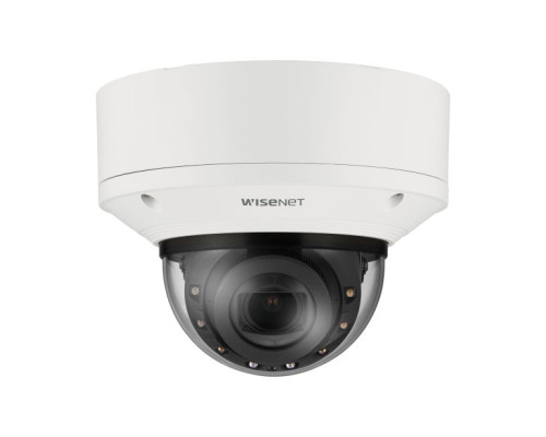 Hanwha Vision XND-6083RV 2 Megapixel IR Indoor Vandal Dome AI Camera with 2.8-12mm Lens