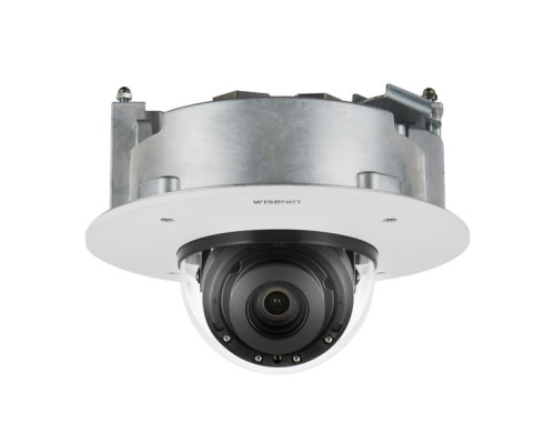 Hanwha Vision XND-8082RF 6 Megapixel Flush Mount IR Network Dome Camera, 2.8-8.4mm Lens