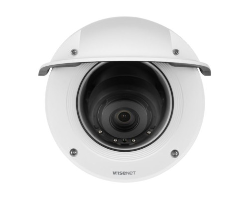 Hanwha Vision XNV-8081R 5 Megapixel Vandal-Resistant IR Outdoor Network Dome Camera, 3.9-9.4mm Lens