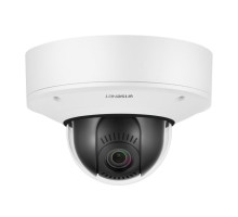 Hanwha Vision XNV-8081Z 5 Megapixel Vandal-Resistant Outdoor Network Dome PTRZ Camera, 3.6-9.4mm Lens