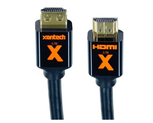 Linear XT-EX-HDMI-0-7 Xantech EX Series High-speed HDMI Cable with X-GRIP Technology, 0.7 Meter